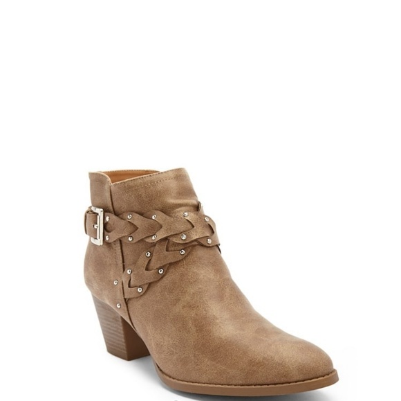 Qupid taupe winter booties womens size 8. 8.5 - Picture 2 of 8